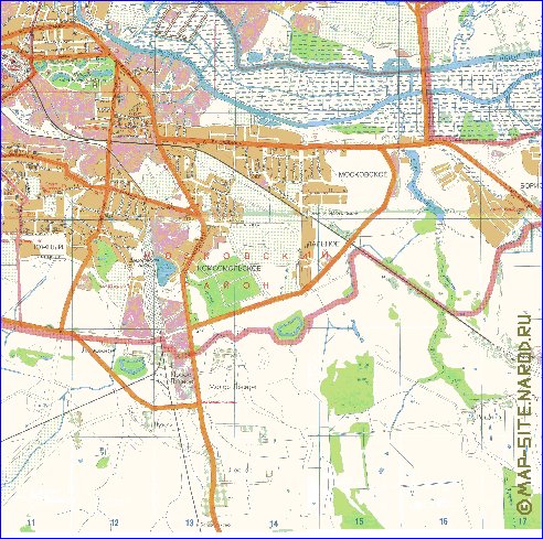 mapa de Kaliningrado