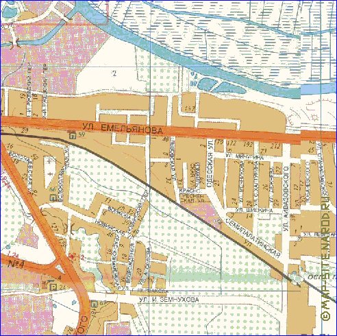 mapa de Kaliningrado