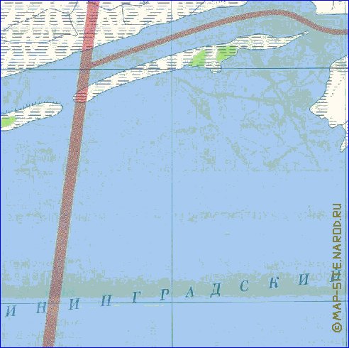 mapa de Kaliningrado