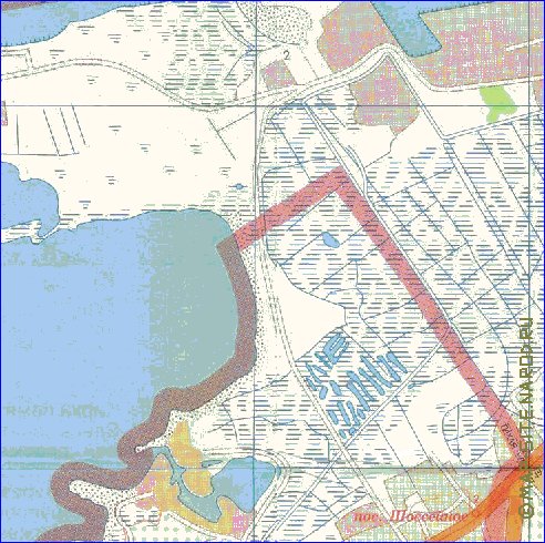 mapa de Kaliningrado