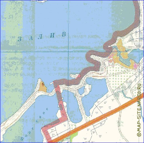 mapa de Kaliningrado