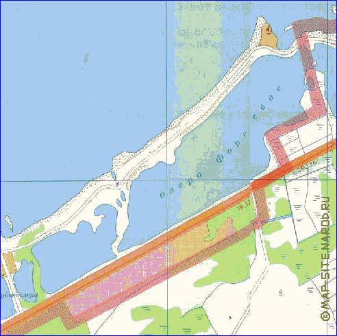 mapa de Kaliningrado