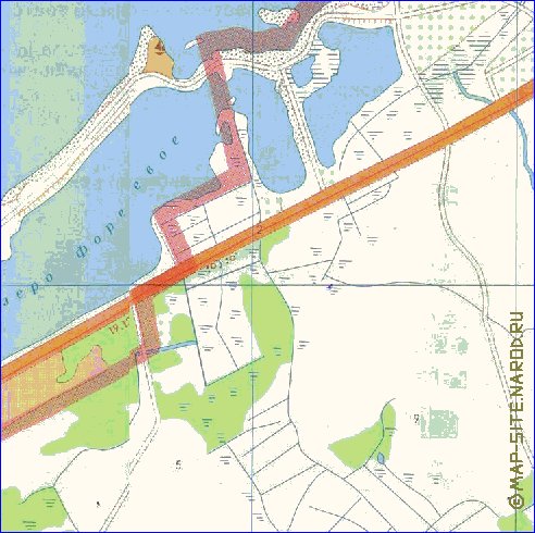 mapa de Kaliningrado