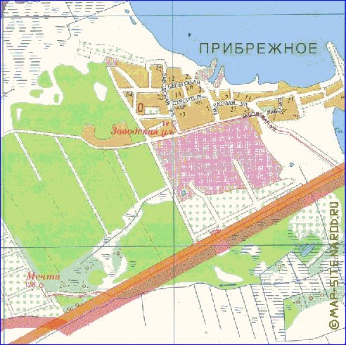 mapa de Kaliningrado