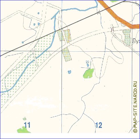 mapa de Kaliningrado