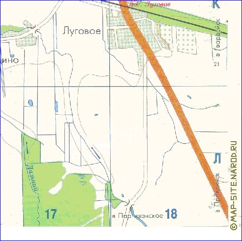 mapa de Kaliningrado