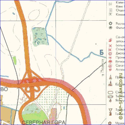 mapa de Kaliningrado