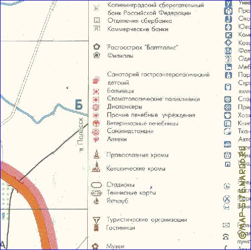 mapa de Kaliningrado