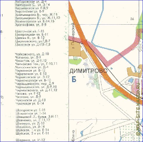 mapa de Kaliningrado