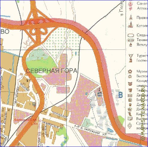 mapa de Kaliningrado