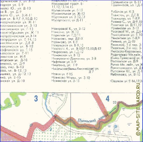 mapa de Kaliningrado