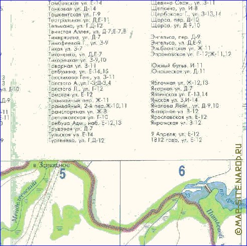 mapa de Kaliningrado