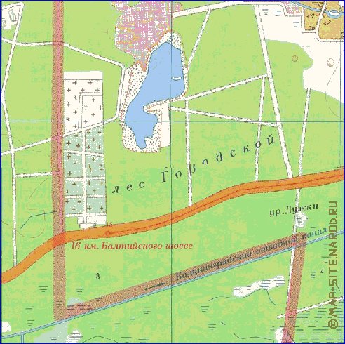 mapa de Kaliningrado