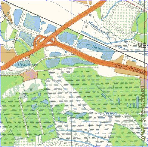 mapa de Kaliningrado