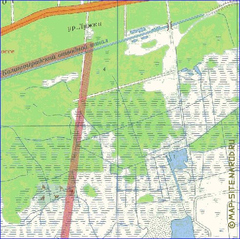 mapa de Kaliningrado