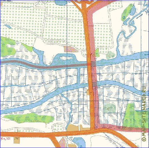 mapa de Kaliningrado