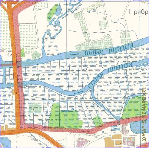 mapa de Kaliningrado