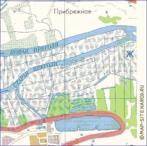 mapa de Kaliningrado