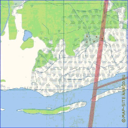 mapa de Kaliningrado