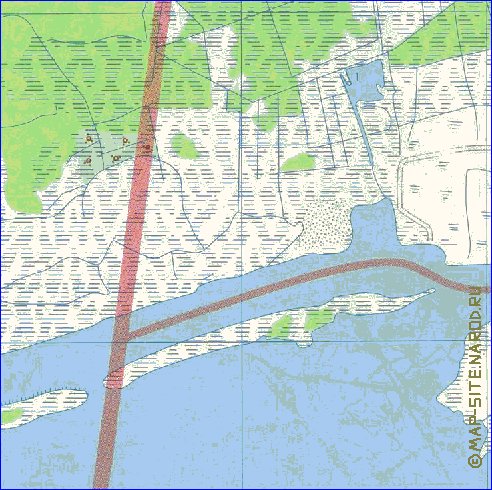 mapa de Kaliningrado