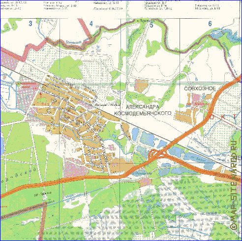 mapa de Kaliningrado