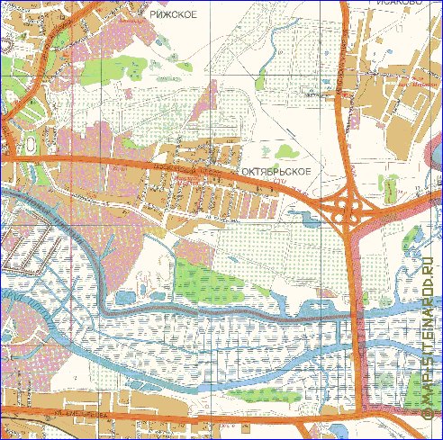 mapa de Kaliningrado