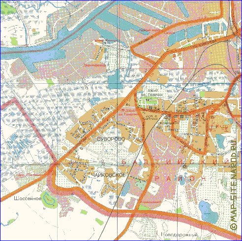 mapa de Kaliningrado