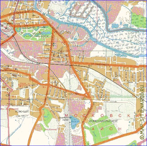 mapa de Kaliningrado