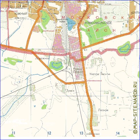 mapa de Kaliningrado