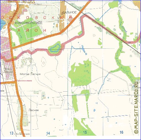 mapa de Kaliningrado