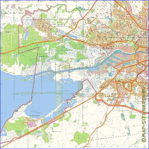 carte de Kaliningrad