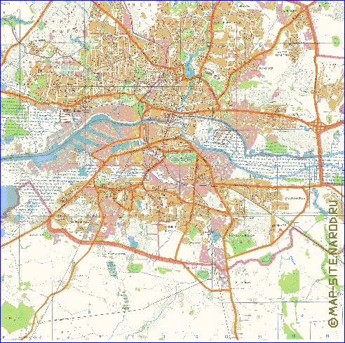 mapa de Kaliningrado