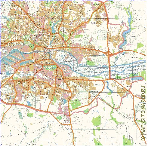 mapa de Kaliningrado