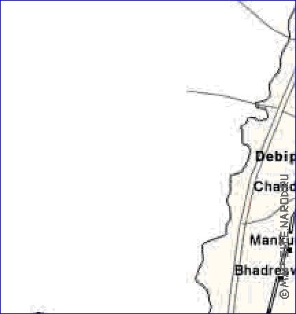 mapa de Calcuta