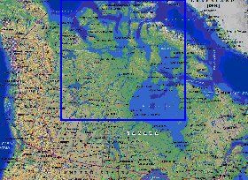 Administratives carte de Canada en anglais