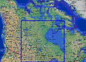 Administratives carte de Canada en anglais