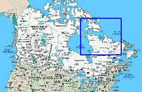 Administratives carte de Canada