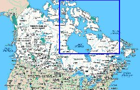 Administratives carte de Canada