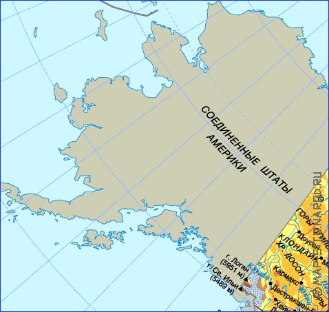 Fisica mapa de Canada