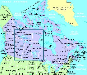 carte de Canada