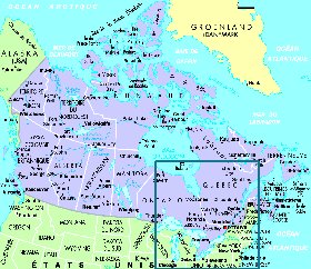 carte de Canada