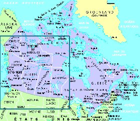 carte de Canada