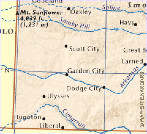 carte de Kansas