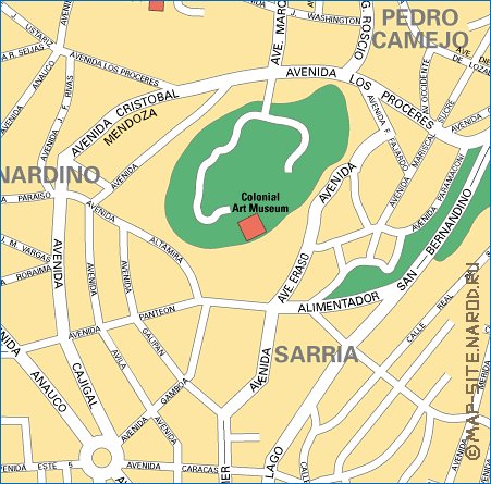 carte de Caracas