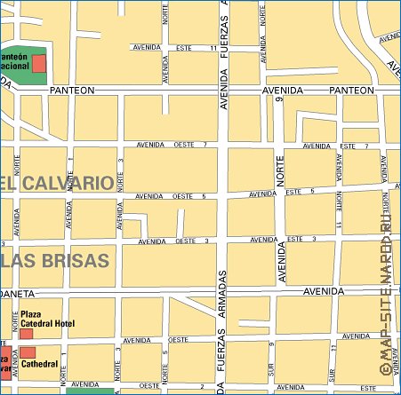 mapa de Caracas
