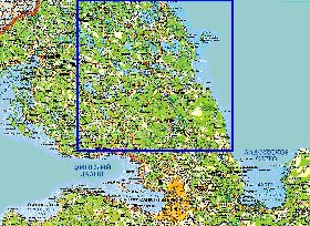 carte de des routes Isthme de Carelie