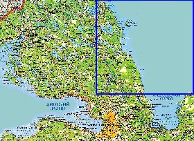 carte de des routes Isthme de Carelie