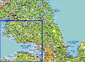 carte de des routes Isthme de Carelie