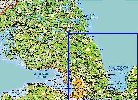 carte de des routes Isthme de Carelie