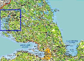 carte de des routes Isthme de Carelie